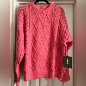 NWT Daily Drills Oversized Knit Sweater - Cheeks (M/L)